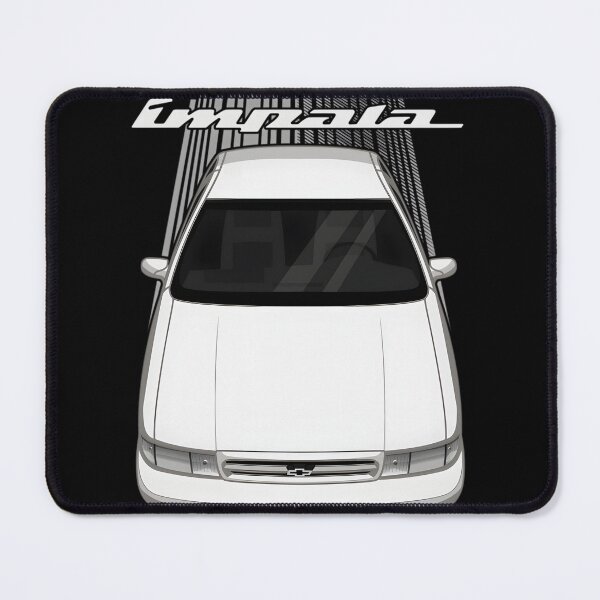 Item preview, Classic White Chevrolet Impala SS Vintage Car Illustration designed and sold by MidasMitty.