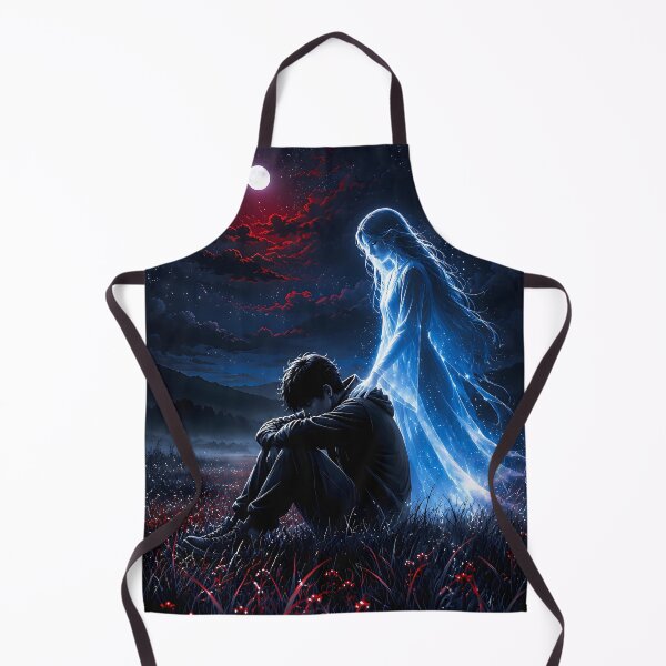 Item preview, Guardian Spirit Comforting Boy Under Full Moon designed and sold by Faissal Thomass.