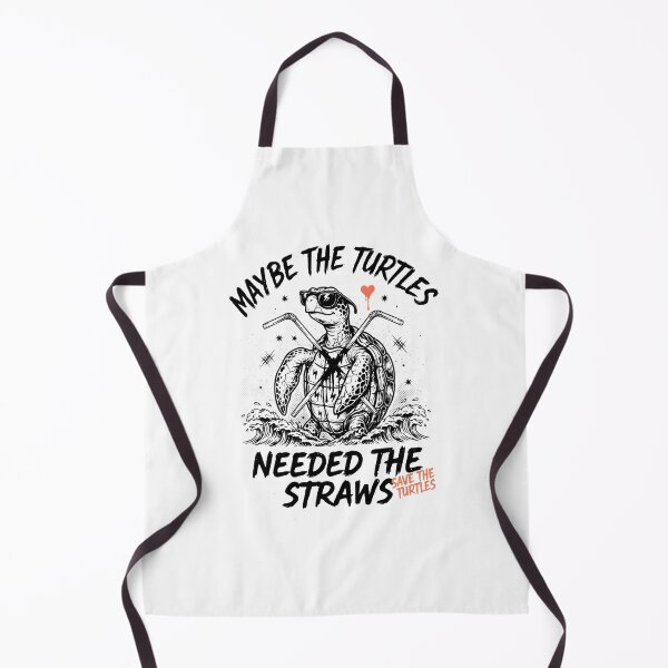 Item preview, Maybe the Turtles Needed the Straws Funny Turtle Sea Humor designed and sold by Redgiant87x.