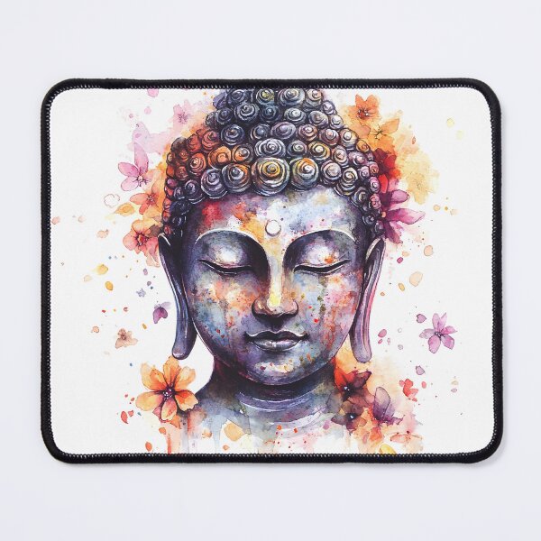 Item preview, Watercolor Buddha Face designed and sold by Instant Printing.