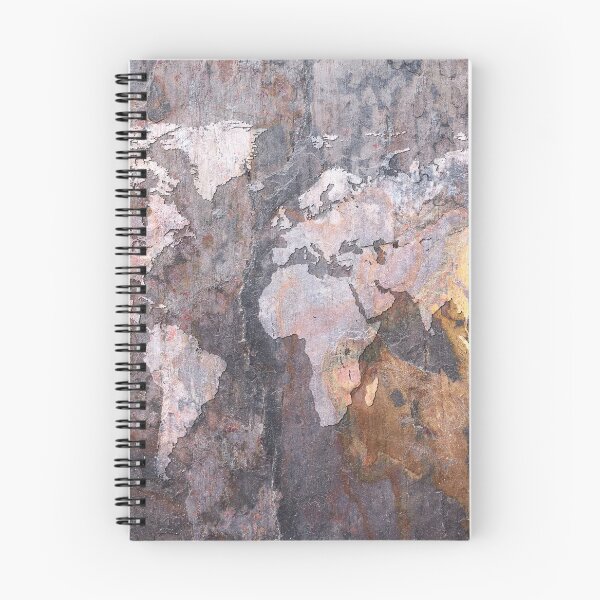 Item preview, World Map on Stone Background designed and sold by ArtPrints.