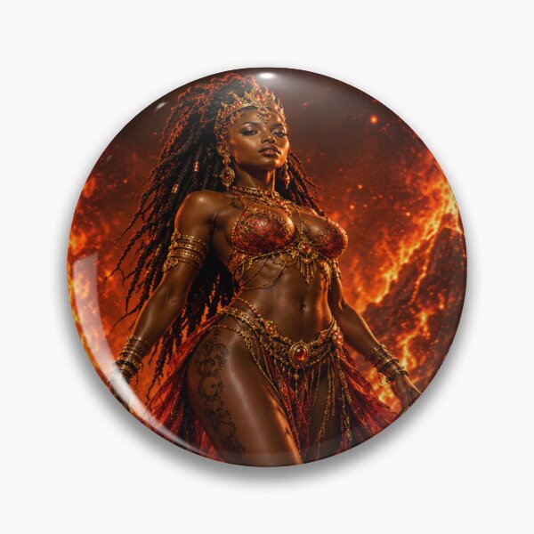 Item preview, Volcanic Fire Queen. designed and sold by 5PalmsCreative.