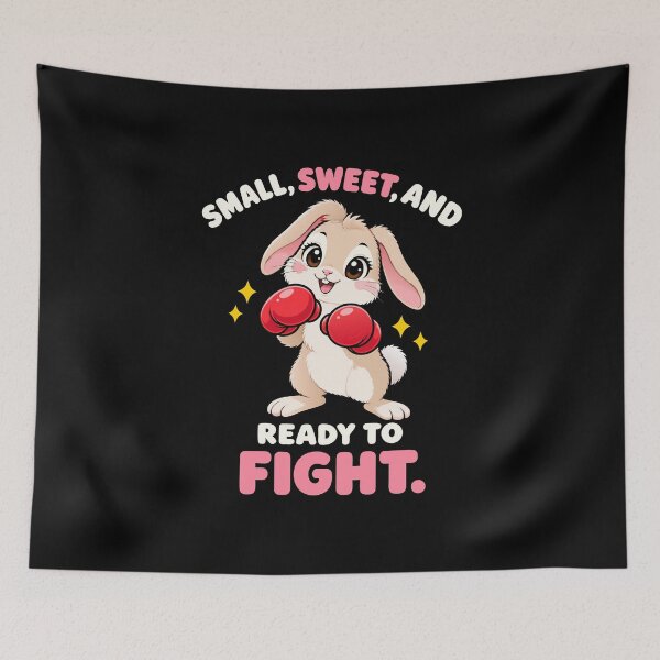 Item preview, Cute boxing rabbit ready to fight designed and sold by HandicraftArt.