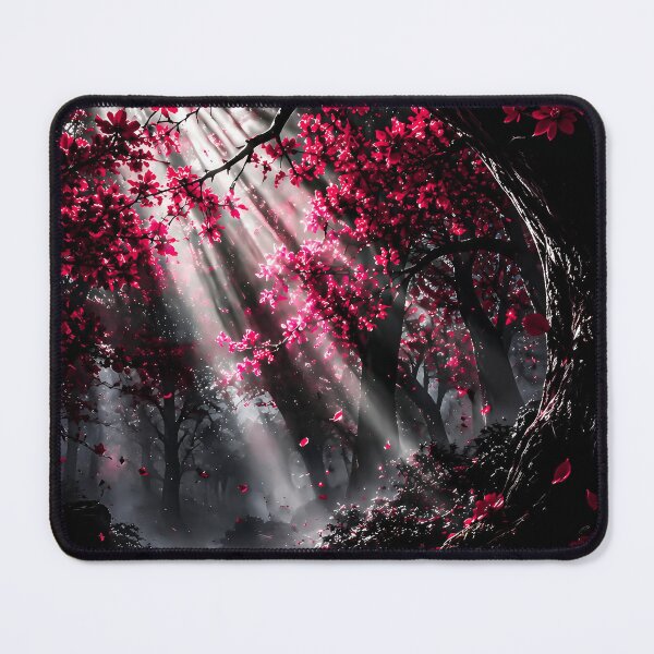 Item preview, Crimson Forest Sunlight Through Autumn Woods designed and sold by Faissal Thomass.