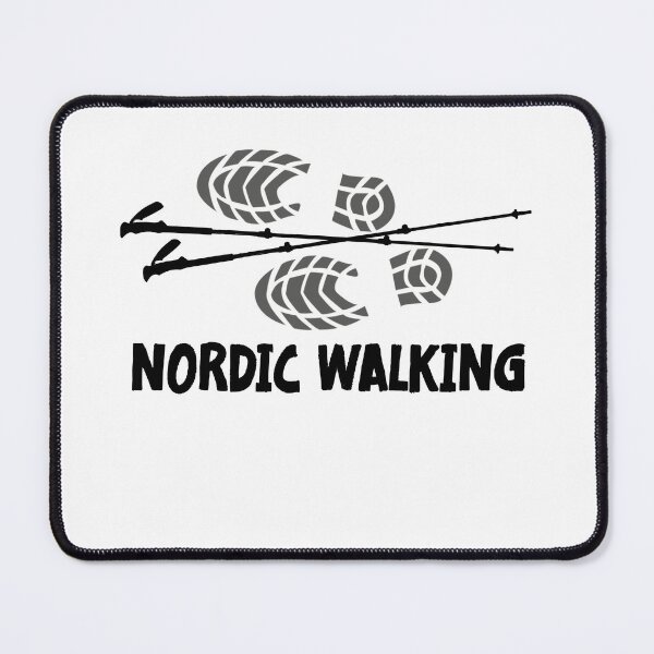 Item preview, A fun design for Nordic walking enthusiasts who never miss a chance to hit the trails. An excellent gift for birthdays or Christmas, for hiking companions, or for members of a Nordic walking club. designed and sold by PERIferyART.