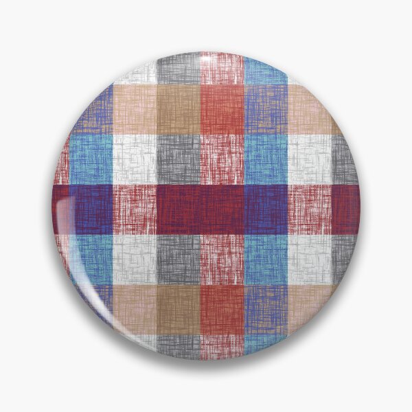Item preview, Classic Americana Plaid – Textured Red, Blue, and Tan Check designed and sold by EK EXCLUSIVE.