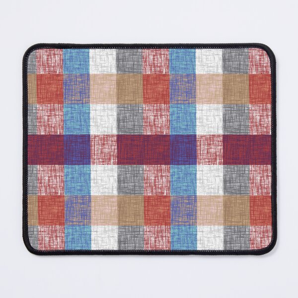 Item preview, Classic Americana Plaid – Textured Red, Blue, and Tan Check designed and sold by EK EXCLUSIVE.