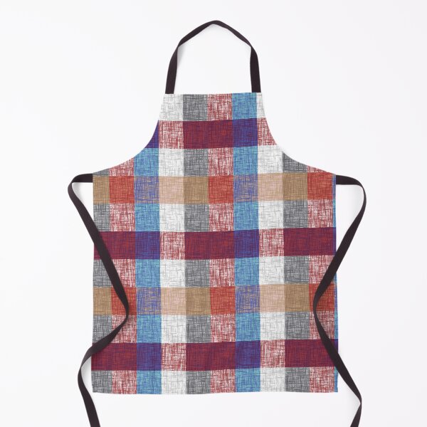 Item preview, Classic Americana Plaid – Textured Red, Blue, and Tan Check designed and sold by EK EXCLUSIVE.