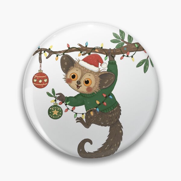 Item preview, Festive Aye-Aye Christmas designed and sold by Iqrapixels.