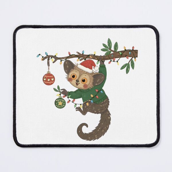 Item preview, Festive Aye-Aye Christmas designed and sold by Iqrapixels.