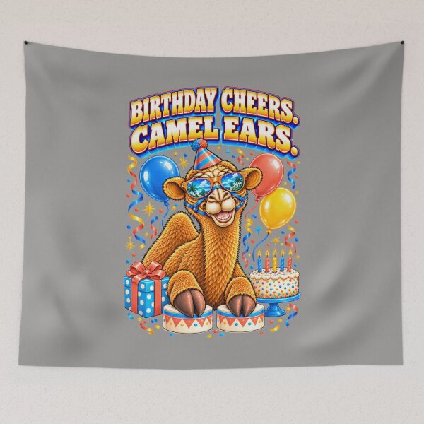 Item preview, Birthday Cheers. Camel Ears – Funny Camel T-Shirt Animal Graphic Camel T-Shirt designed and sold by Camel & Quirk.