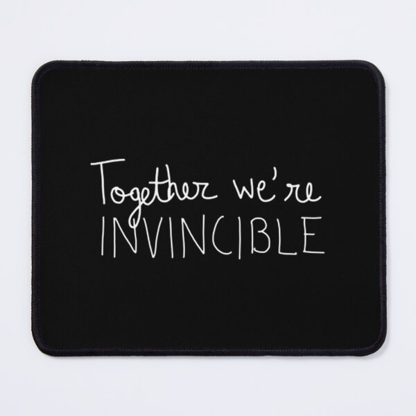Item preview, Together We're Invincible Inspirational Quote Design for Unity and Strength designed and sold by SuperInku.