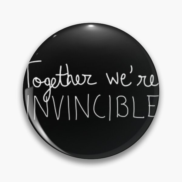 Item preview, Together We're Invincible Inspirational Quote Design for Unity and Strength designed and sold by SuperInku.