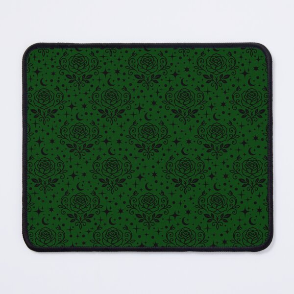 Item preview, Roses, Stars & Dots on Dark Green designed and sold by KSimpson838.