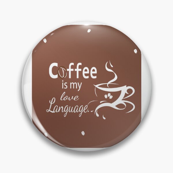 Item preview, Coffee Is My Love Language – Typography & Line Art Coffee Design designed and sold by Carftora786.