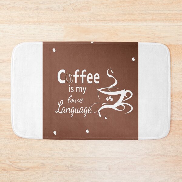 Item preview, Coffee Is My Love Language – Typography & Line Art Coffee Design designed and sold by Carftora786.