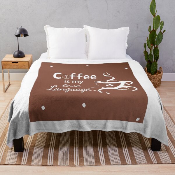 Item preview, Coffee Is My Love Language – Typography & Line Art Coffee Design designed and sold by Carftora786.