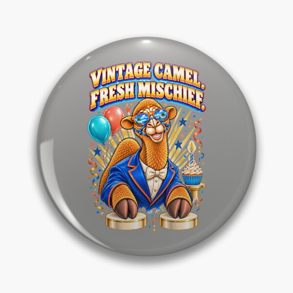 Item preview, Vintage Camel. Fresh Mischief – Funny Camel T-Shirt Animal Graphic Camel T-Shirt designed and sold by Camel & Quirk.