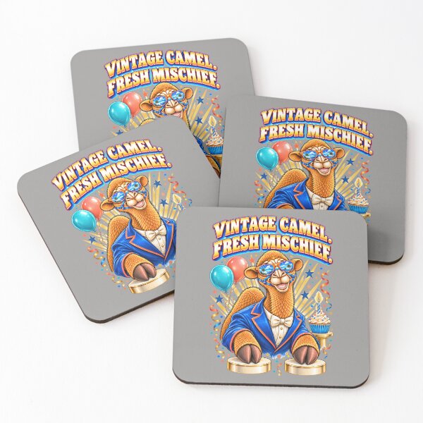Item preview, Vintage Camel. Fresh Mischief – Funny Camel T-Shirt Animal Graphic Camel T-Shirt designed and sold by Camel & Quirk.
