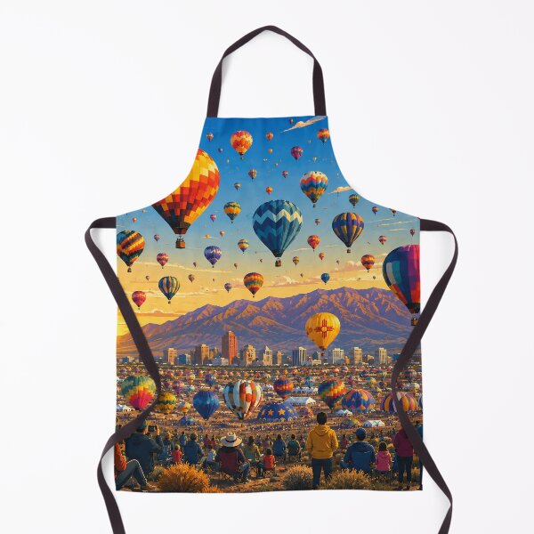 Item preview, Albuquerque Balloon Fiesta Mass Launch at Sunrise designed and sold by MoonSkyArt.