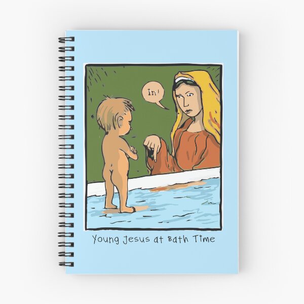 Item preview, Young Jesus at Bath Time designed and sold by Lifer Art and Design.