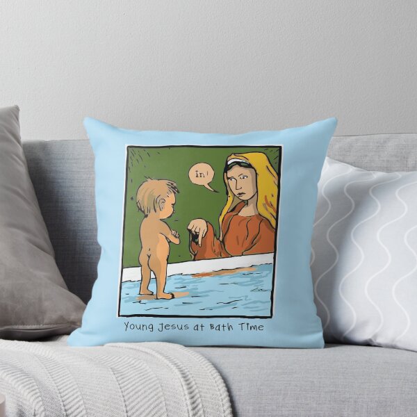 Item preview, Young Jesus at Bath Time designed and sold by Lifer Art and Design.