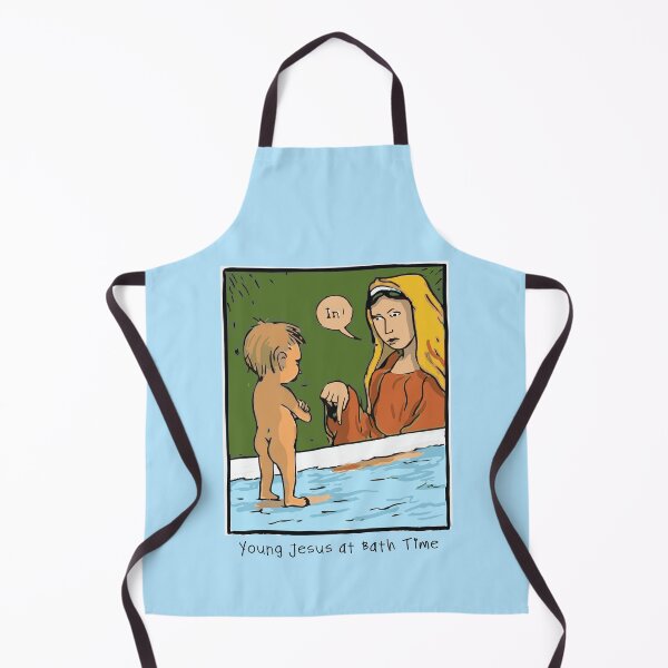 Item preview, Young Jesus at Bath Time designed and sold by Lifer Art and Design.