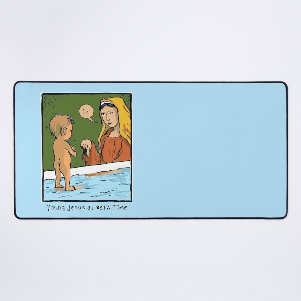 Item preview, Young Jesus at Bath Time designed and sold by Lifer Art and Design.
