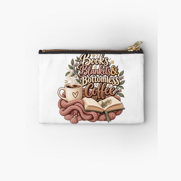 Item preview, Books, Blankets & Bottomless Coffee – Cozy Book Lover Design designed and sold by TessAdventures.
