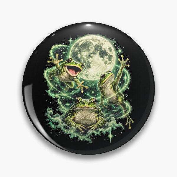 Artikelvorschau, Frosch heult zum Mond entworfen und verkauft von FrancesRobb.
