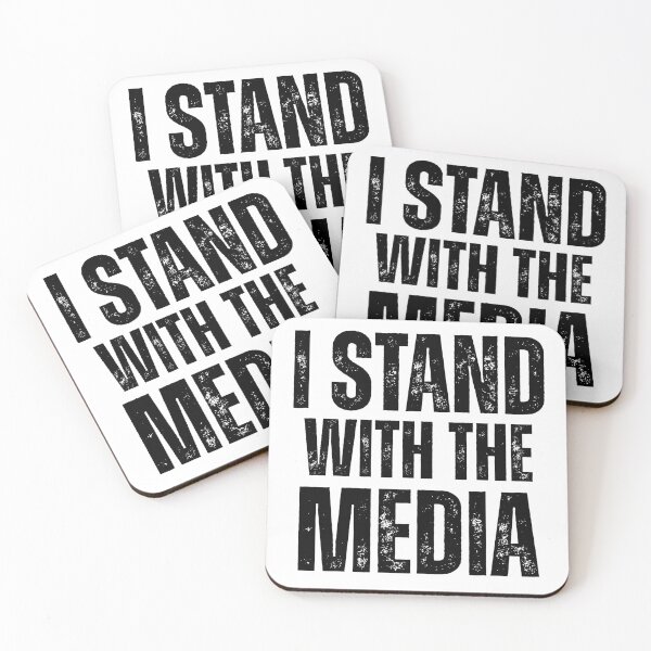 Item preview, I Stand With The Media designed and sold by ShopFanCreation.