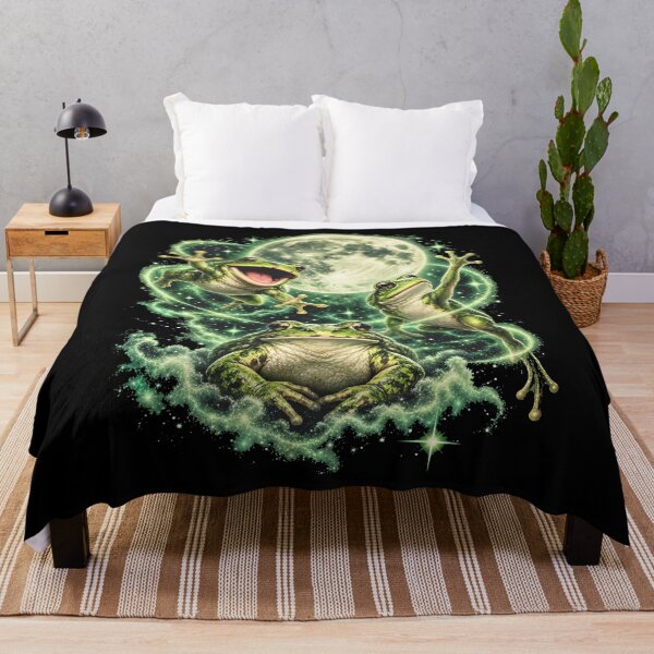 Item preview, Frog Howling to the Moon designed and sold by FrancesRobb.