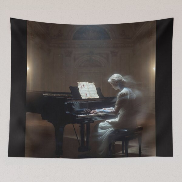 Item preview, The Silent Ballroom Pianist designed and sold by Studio77-Gothic.