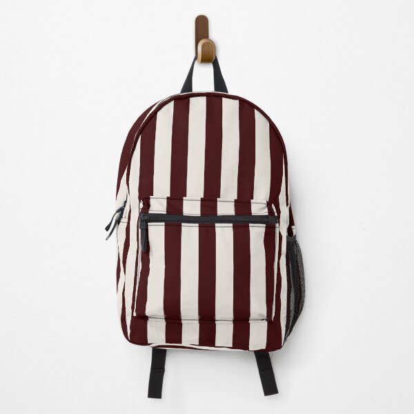 Item preview, Cabana stripes in maroon and cream designed and sold by RishabhArts1.