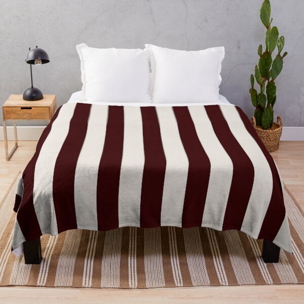 Item preview, Cabana stripes in maroon and cream designed and sold by RishabhArts1.