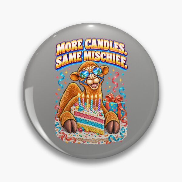Item preview, More Candles. Same Mischief – Funny Camel T-Shirt Animal Graphic Camel T-Shirt designed and sold by Camel & Quirk.