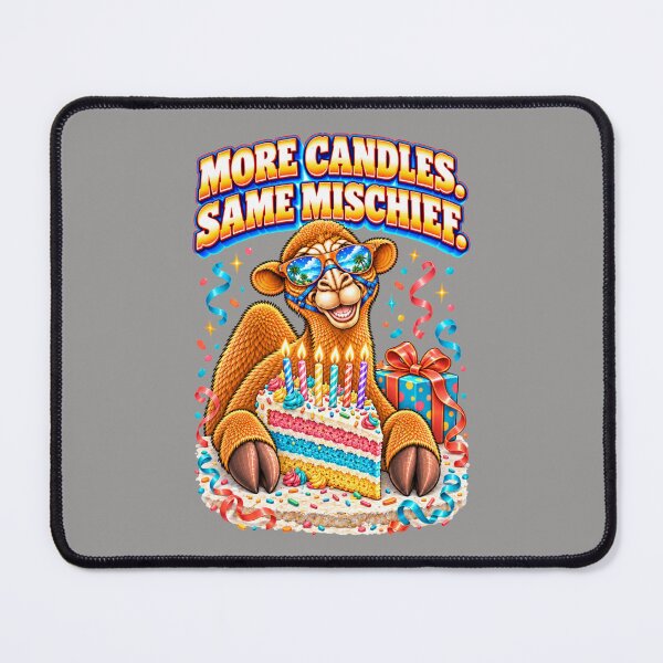 Item preview, More Candles. Same Mischief – Funny Camel T-Shirt Animal Graphic Camel T-Shirt designed and sold by Camel & Quirk.