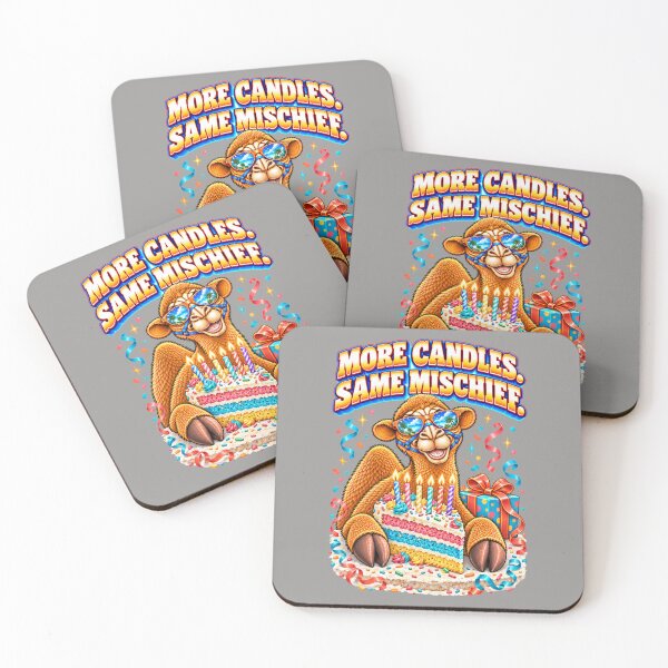 Item preview, More Candles. Same Mischief – Funny Camel T-Shirt Animal Graphic Camel T-Shirt designed and sold by Camel & Quirk.