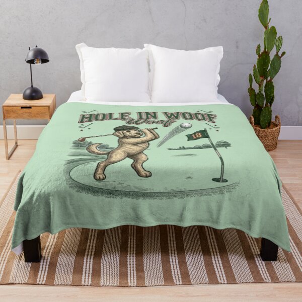 Item preview, Hole in Woof Funny Golf Dog designed and sold by bluel_evin.