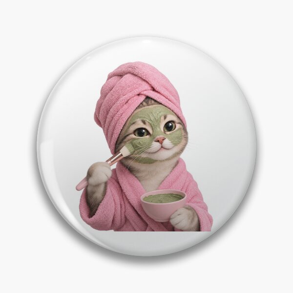 Item preview, Spa Day Cat – Cute Self Care & Skincare Cat for Beauty Lovers designed and sold by cats-dogs1.