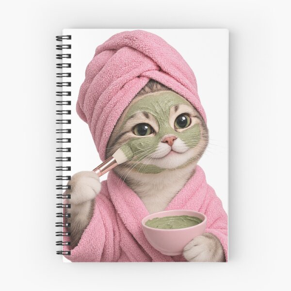 Item preview, Spa Day Cat – Cute Self Care & Skincare Cat for Beauty Lovers designed and sold by cats-dogs1.