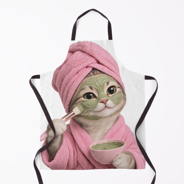 Item preview, Spa Day Cat – Cute Self Care & Skincare Cat for Beauty Lovers designed and sold by cats-dogs1.