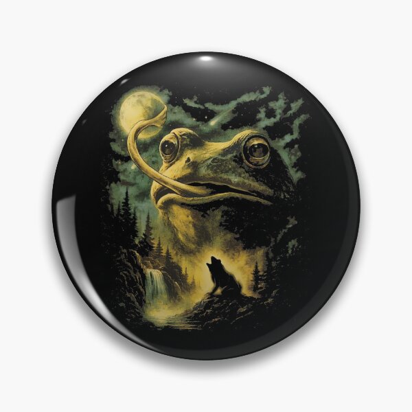 Item preview, Frog Howling to the Moon designed and sold by FrancesRobb.