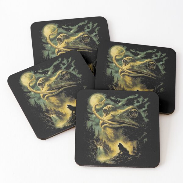 Item preview, Frog Howling to the Moon designed and sold by FrancesRobb.