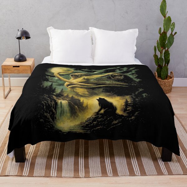 Item preview, Frog Howling to the Moon designed and sold by FrancesRobb.