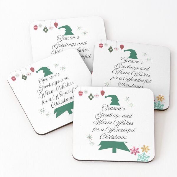 Item preview, Season's Greetings and Warm Wishes - Christmas Tree Art designed and sold by Aisha Reda.