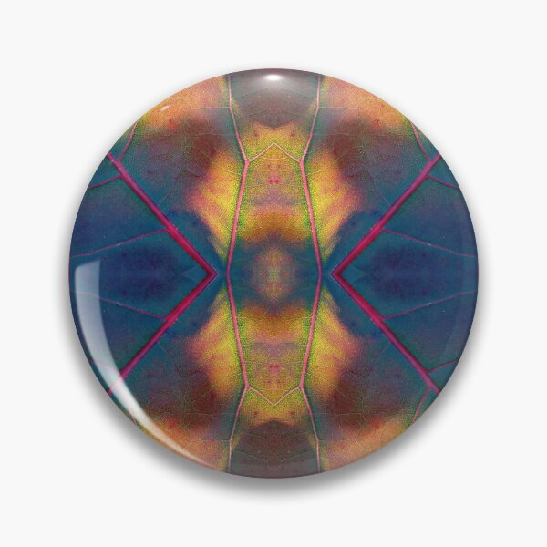 Item preview, Colorful autumn leaf in the sun, mirror image designed and sold by lyloubeaupere.