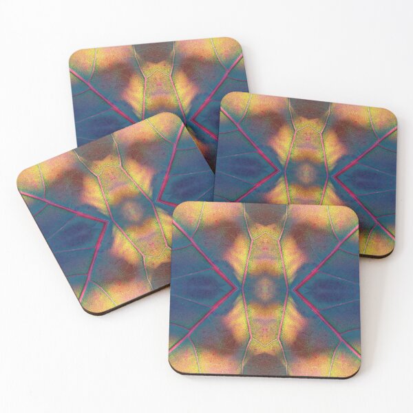 Item preview, Colorful autumn leaf in the sun, mirror image designed and sold by lyloubeaupere.