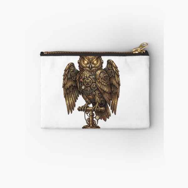 Item preview, Steampunk Mechanical Owl Art designed and sold by RoyalDeluxGo.