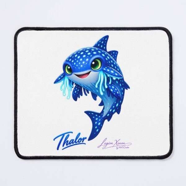 Item preview, Thalor – Un esploratore proveniente dagli oceani, guidato dall'onore e dalla ricerca della verità. Legion Xenon - Animals in Blue Collection designed and sold by MDCreator.